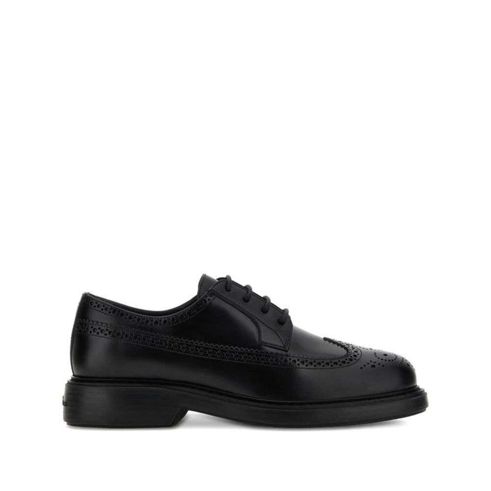 Hogan Men Hogan H704 Derbies In Brushed Leather